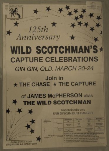 Poster of 125th Anniversary capture of the Wild Scotchman